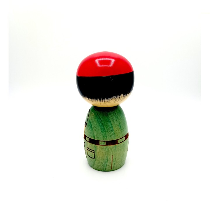 Kokeshi Baseball – Portafortuna Giapponese in Legno Dipinto a Mano | FlorBonsai