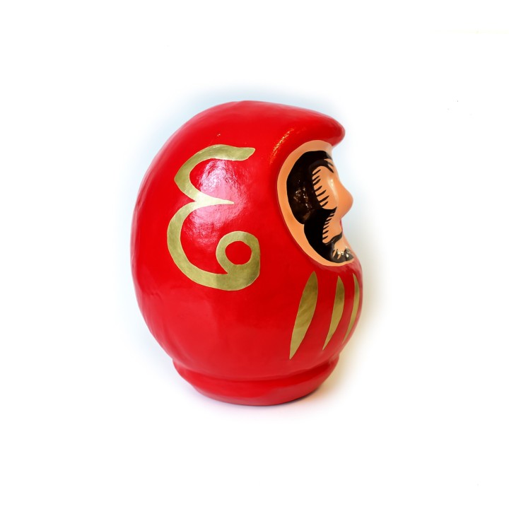 Daruma giapponese originale in cartapesta | Porta fortuna e desideri